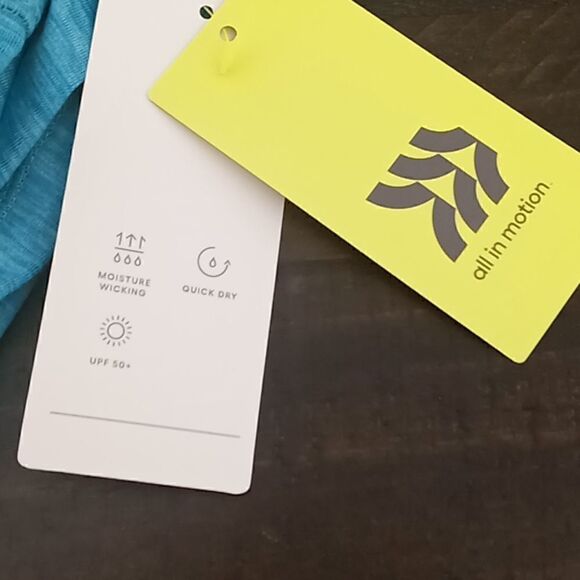 All In Motion soft gym pants teal green size of large teens 12 14 - Picture 8 of 9